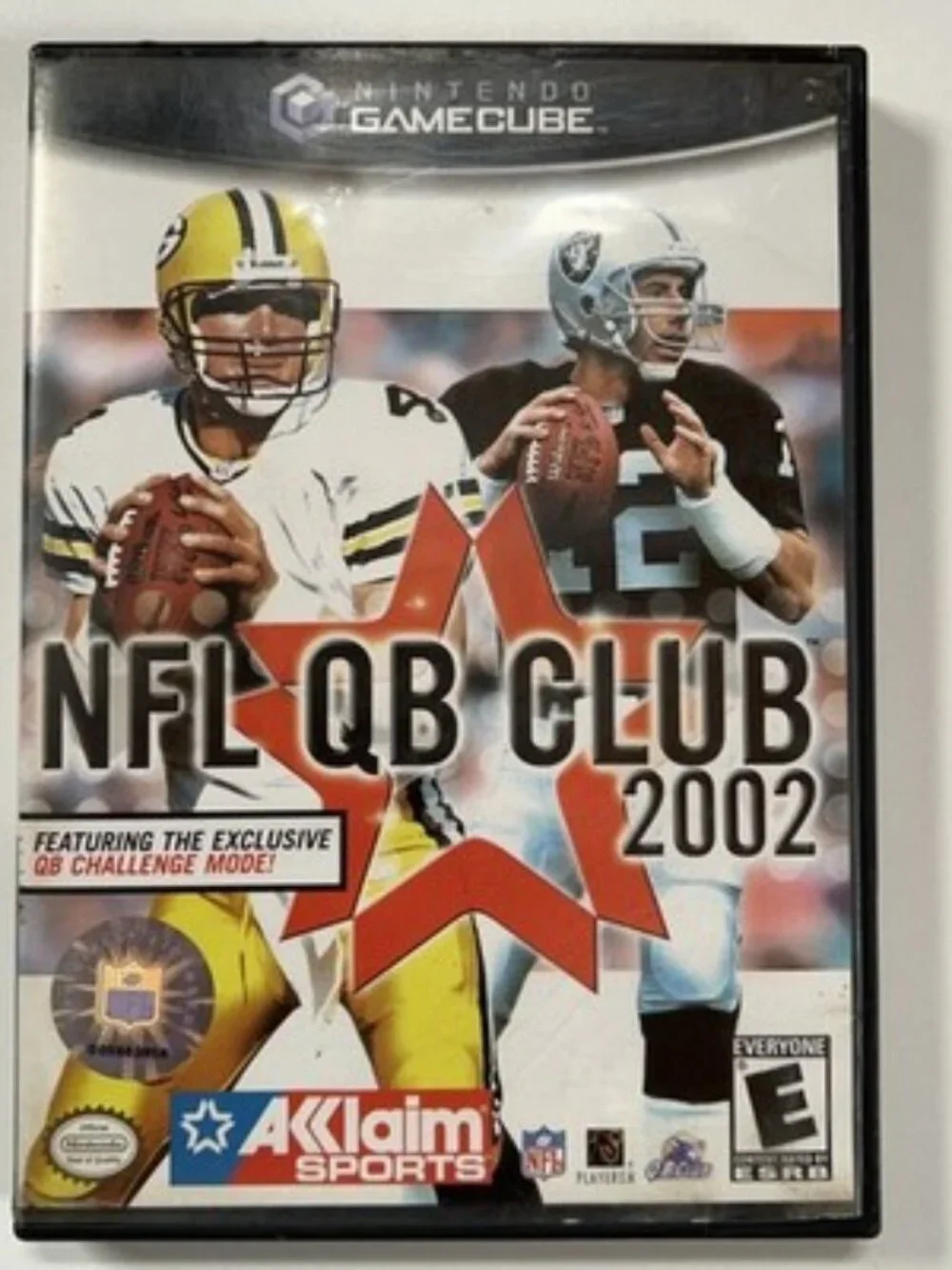 NFL QB Club 2002 Nintendo GameCube Case & Disc - No Manual TESTED